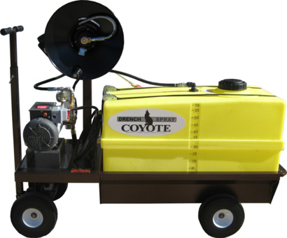 Coyote 120V 1.5HP Electric Motor 56 Gallon Tank with 100' Hose - Sprayers